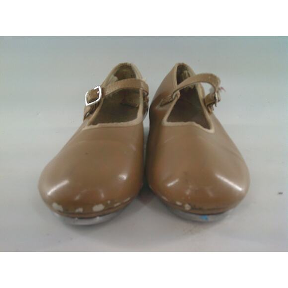 Dance Tap Shoes Revolution Big Kids 2M Mary Jane Leather Buckle Student - Picture 3 of 5